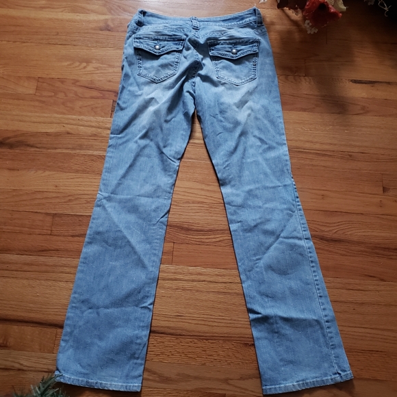 Sasson Jeans Women's sz 8 Light Blue Wash Boot Cut Jeans pockets vintage - Picture 12 of 13